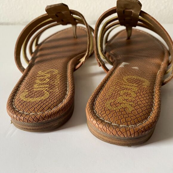 Circus by Sam Edelman Sandals Size 8 Brown Golden - Picture 5 of 7